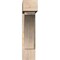 Ekena Millwork Thorton Block Smooth Bracket w/ Offset Brace, Douglas Fir, 7 1/2"W x 28"D x 32"H BKT0806X28X32THR05SDF - alternate 3